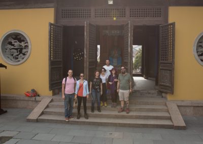 Templo taoísta na cidade de canais de Nanxun